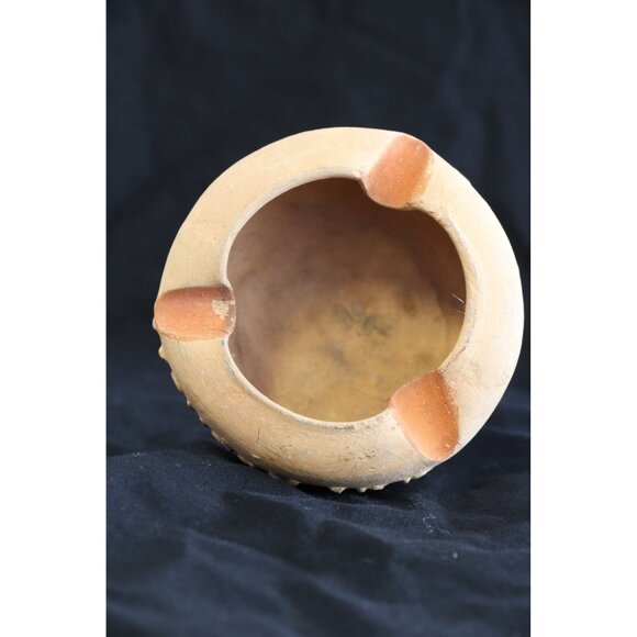 Vintage 1973 Holiday Inn Acapulco Ceramic Ashtray Trinket Dish Terra Cotta 3 1/2 - Picture 2 of 3